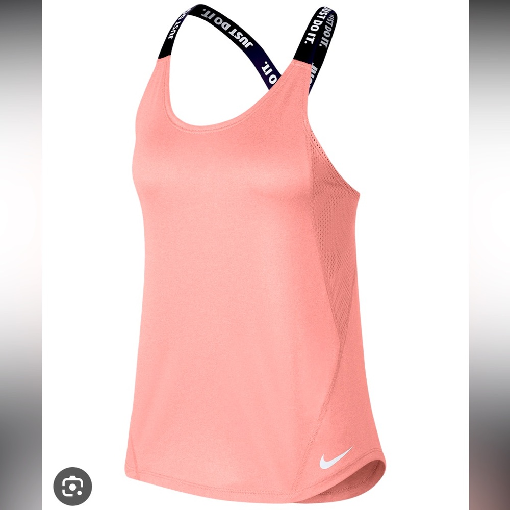 Nike Pink Elastika Athletic Tank Top